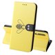 thumbnail image 5 of Sywqhk Funda de cuero con tapa para teléfono Bee Wallet Phone Cover para Samsung A50 (Amarillo), 5 of 9
