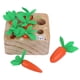 thumbnail image 2 of Juguete Pull Carrot Game LHCER Simulación de madera Juguetes educativos EarlyLearning Baby Matching Game, 2 of 8