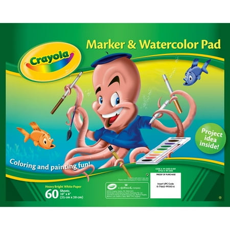 Crayola Marker & Watercolor Pad