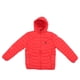 thumbnail image 1 of Abrigo con capucha con calefacción eléctrica Control único de 3 temperaturas Chaqueta térmica con calefacción USB de 2 zonas para hombres y mujeres Rojo XL, 1 of 12