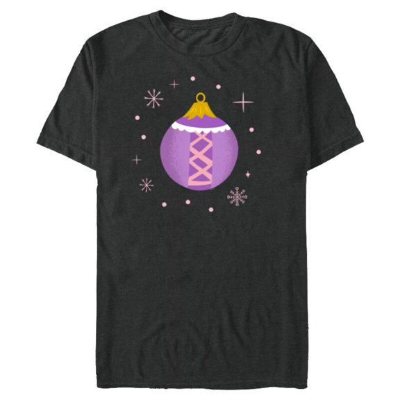 Disney Princess Rapunzel Tangled Holiday Christmas Ornament - Short Sleeve Blended T-Shirt for Adults - Customized-Dark Heather