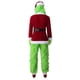 thumbnail image 4 of Ropa navideña Dios friki de la Navidad roba piel verde monstruo máscara de Grinch tocado ropa de fiesta, 4 of 5