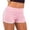 #02Pink, variant on Solid Color Stretch Boyshort Underwear Women Soft Brushed Polyester Boyshort Panties Yoga Fitness Short Boxer Briefs Black L