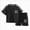 A9-Black, variant on Toddler Boy Summer Clothes Print Short Sleeve T-shirt Tops Casual Shorts 2 Piece Outfit 6-12 Months 12-24 Months 2t 3t 4t 5t 6t 7t 8t 9t Children 9-10 Years