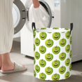 thumbnail image 4 of Lsque Happy Fruit pattern Laundry Hamper Basket, Tall Woven Rope Hamper Basket for Clothes, Lightweight Storage Basket, Collapsible Waterproof-Small, 4 of 8
