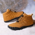 thumbnail image 1 of Zapatos deportivos cálidos con forro de piel botas de nieve para mujeres y hombres para caminar senderismo invierno, 1 of 9