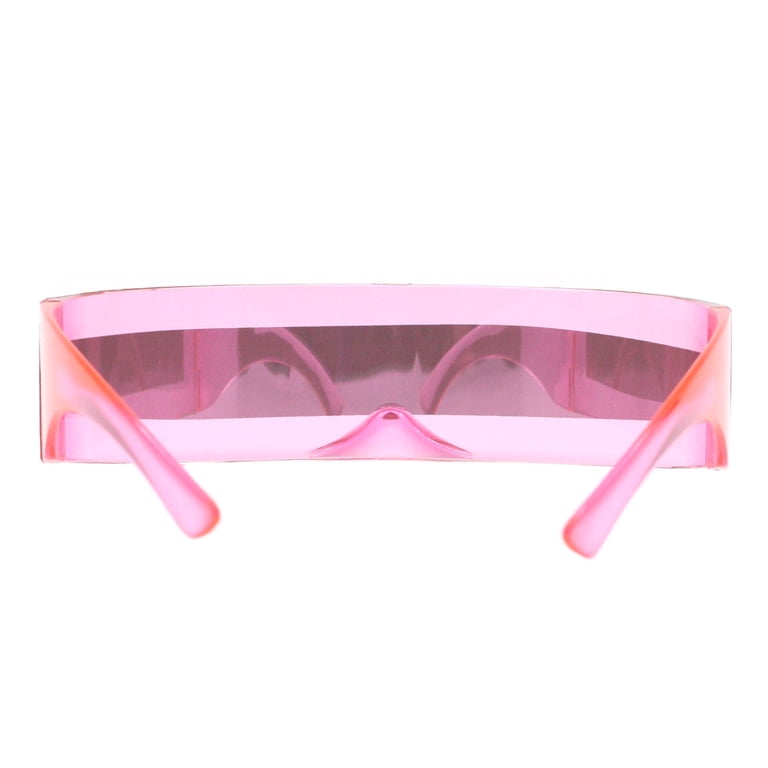 ✨NEW Hot Pink Futuristic Oversized Sunglasses Shop FROZE Oversized Winter Shield Vintage-Inspired  main image 3
