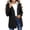 Black, variant on Grblisyd Kids Waterproof Rain Jacket Hooded Windbreaker Zip up for Boys Girls Lightweight Outdoor Coat with Pockets