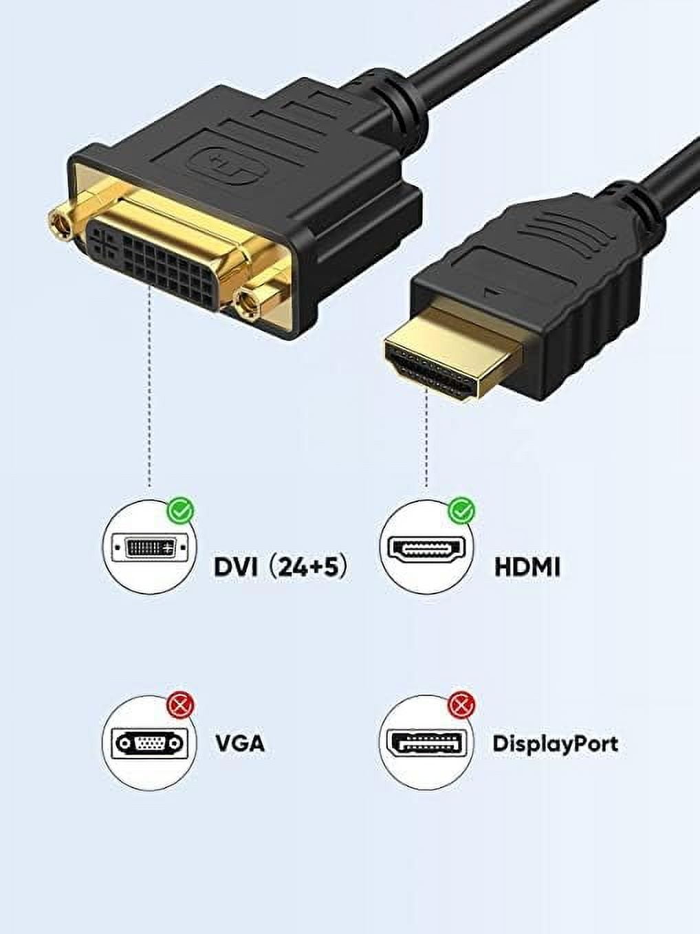 Black-i Bi-hddvi500 Dvi-d (24+1) To Hdmi Cable 4k 30hz 5 Meter