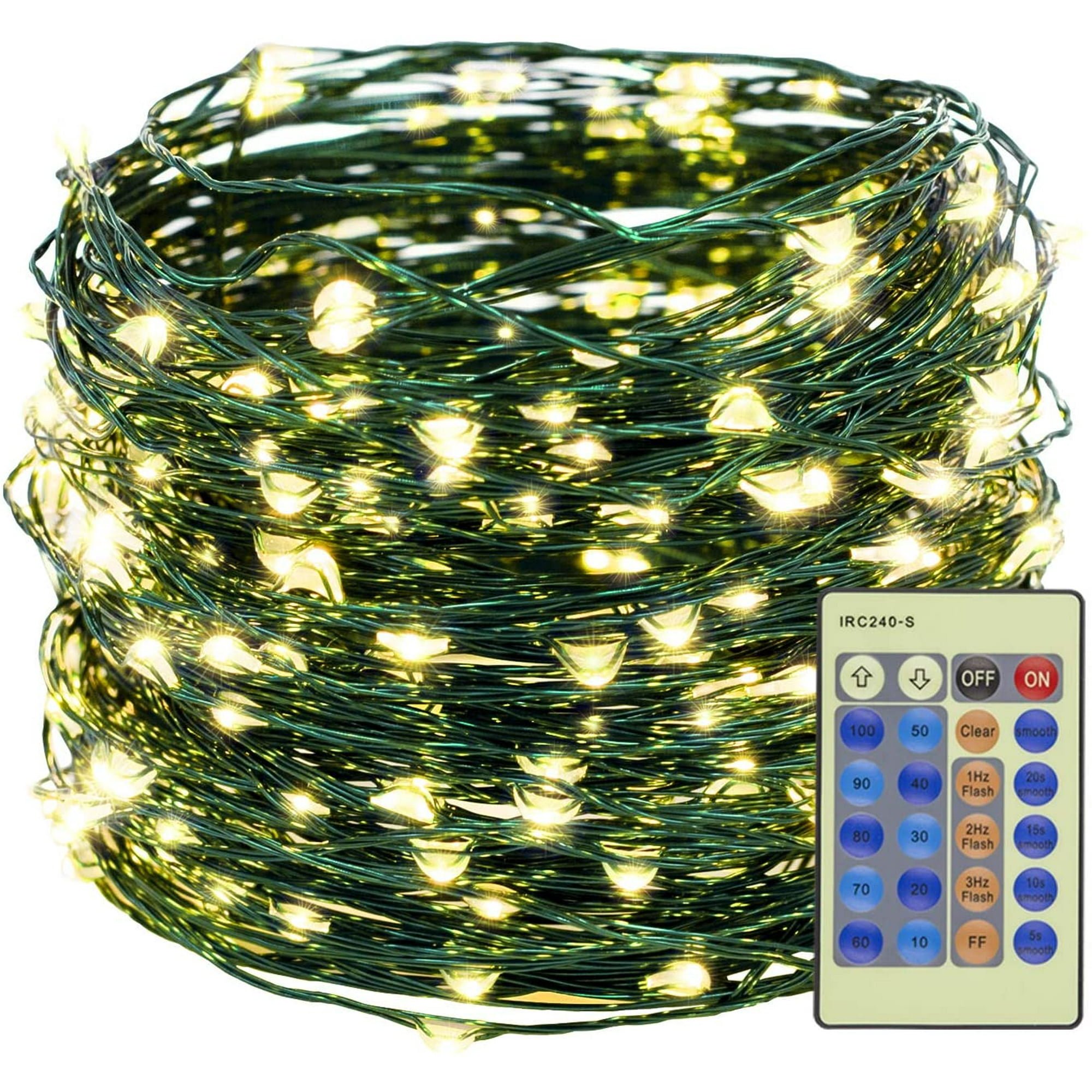 300 Led Halloween String Lights, 99Ft Mini Plug In Twinkle Fairy String