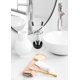 thumbnail image 2 of Soporte para cepillo de dientes, para maquinilla de afeitar, encimera de tocador de baño, organizador de cepillo de dientes de acero inoxidable para baño, 2 of 7