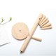 thumbnail image 3 of Estante de tazas de madera, soporte de 6 tazas, taza de té de árbol, estante de almacenamiento de tazas, secador de tazas de café Feliz Sencillez, 3 of 5