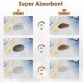 thumbnail image 4 of Blue Golden Marble Coffee Mat for Countertops, Gold Teal Modern Dish Drying Mat 2 Pcs for Kitchen Coffee Bar Accessories Fit Under Coffee Maker Espresso Machine Dish Rack Hide Stain Rubber, 4 of 6