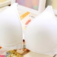 thumbnail image 3 of Summer Women Push Up Seamless Thin Padded Bras, Front Side Buckle Adjusted Closure Bras,3/4 Cup, Breathble shapping Lady Underwear,white,80B, 3 of 5