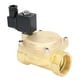 thumbnail image 3 of Válvula solenoide de latón, válvula operada por piloto, normalmente cerrada, G1‑1/4 pulg., 2 posiciones, 2 vías, para agua, aceite, CA 220 V, 3 of 12