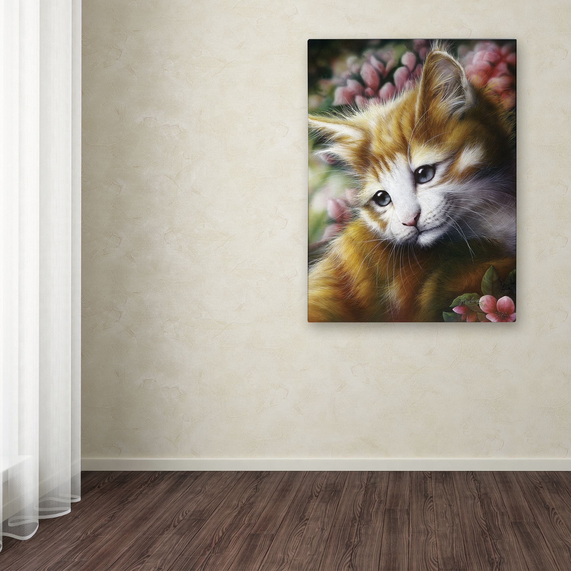 Trademark Fine Art 'Buttercup' Canvas Art by Jenny Newland