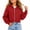 Red -BT23, variant on Dwellite Girls Zip-Up Hooded Lightweight Casual Fall Winter Sweatshirt with Pocket 5-13 Years Royal Blue 160