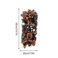 thumbnail image 3 of Halloween Wreath With Pumpkin For Festive Front Door And Holiday Party Welcome, 3 of 6