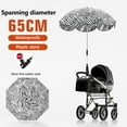 thumbnail image 2 of Matoen Baby Stroller Parasol, Universal Umbrella with Clamp, 360 Degree Adjustable UV Stroller Sun Shade, Waterproof Umbrella for Trolley, Bike, Wheelchair, Beach Chair, 2 of 7
