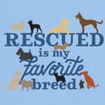 thumbnail image 3 of CafePress - Rescued Is My Favorite Breed Light T Shirt - Men's Classic Graphic T-Shirt, 3 of 4