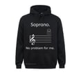 thumbnail image 2 of Sudadera con capucha de manga larga estilo preppy con capucha y coro de música de soprano No Problem For Me, ropa informal de gran oferta, 2 of 5