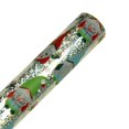 thumbnail image 3 of Papel Envoltura Holiday Time Navideño Gnomos 25 x 30 Pulgadas Fondo Plateado, 3 of 4