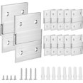 thumbnail image 1 of 24 Pcs French Cleat Picture Hanger Heavy Duty Aluminum Z Bar Hanger with Screws, 1 of 4