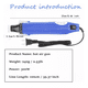 thumbnail image 3 of Pistola De Calor Portátil, Pistola De Aire Caliente Diy 300w Azul, 3 of 5