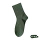 thumbnail image 1 of Xiao Hua 3 pares de calcetines de algodón para mujer, finos, suaves, cómodos, transpirables, de vestir, por encima del tobillo, para negocios e informales (verde oscuro)., 1 of 2