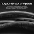 thumbnail image 3 of ROCKBROS Bicycle Inner Tube Road Bike Tire Tube Tyre Butyl Rubber 700*28/32C Presta Valve 60mm, 3 of 9