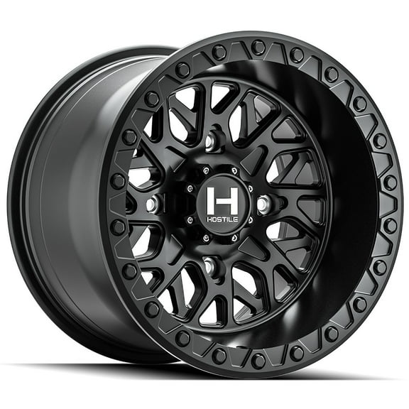 15x10 Hostile UTV H133 Glamis Asphalt (Satin Black) Wheel 4x137 (0mm)