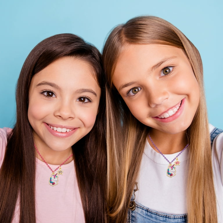 JoJo Siwa Girl s Unicorn Best Friends Forever Set Of 2 Necklaces 18