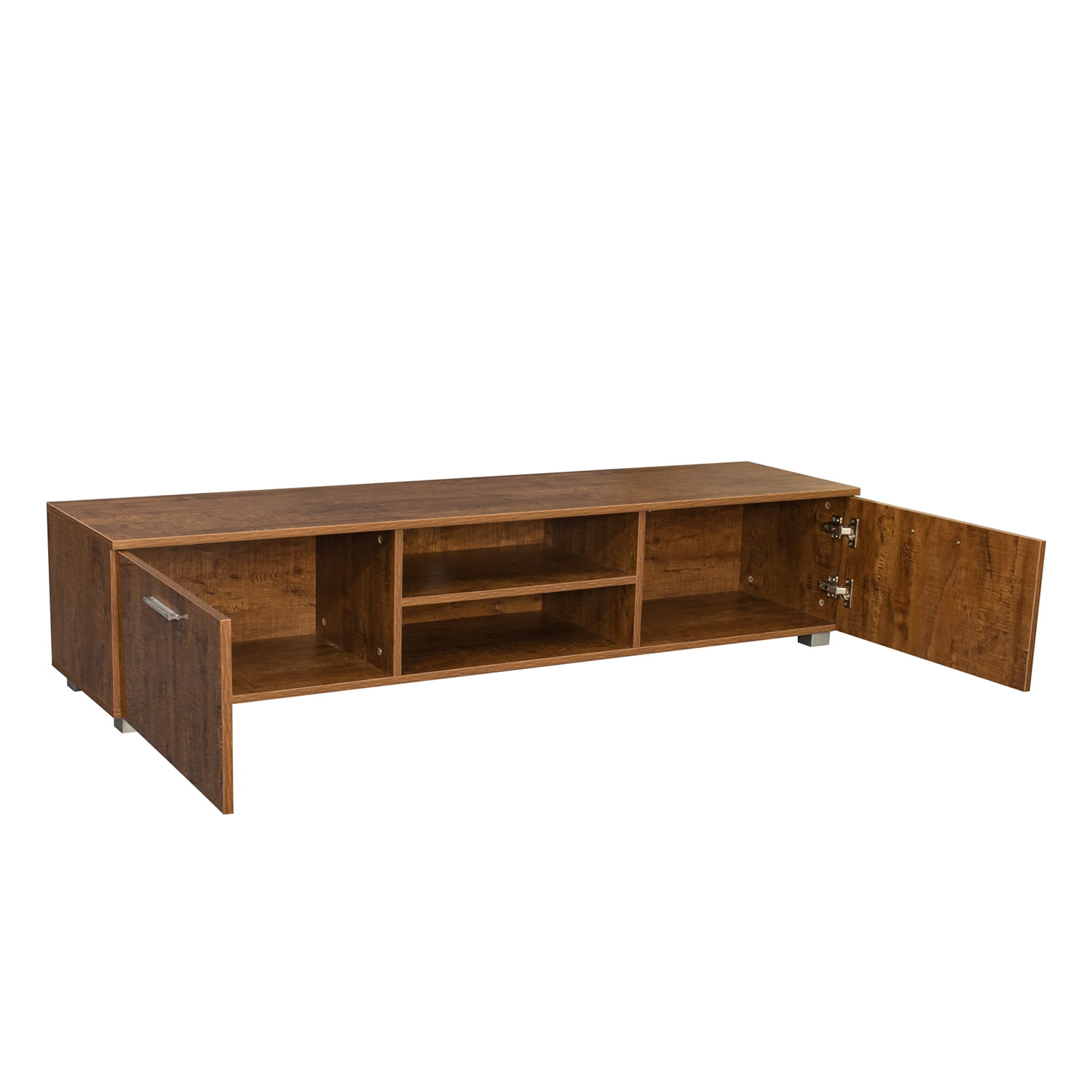 Kepooman Modern TV Stand for Bedroom, Mid-Century TV Console for Living Room, 67" Entertainment Center for TVs for Dining Room, Walnut-A Kepooman Modern TV Stand for Bedroom, Mid-Century TV Console for Living Room, 67" Entertainment Center for TVs for Dining Room, Walnut-A