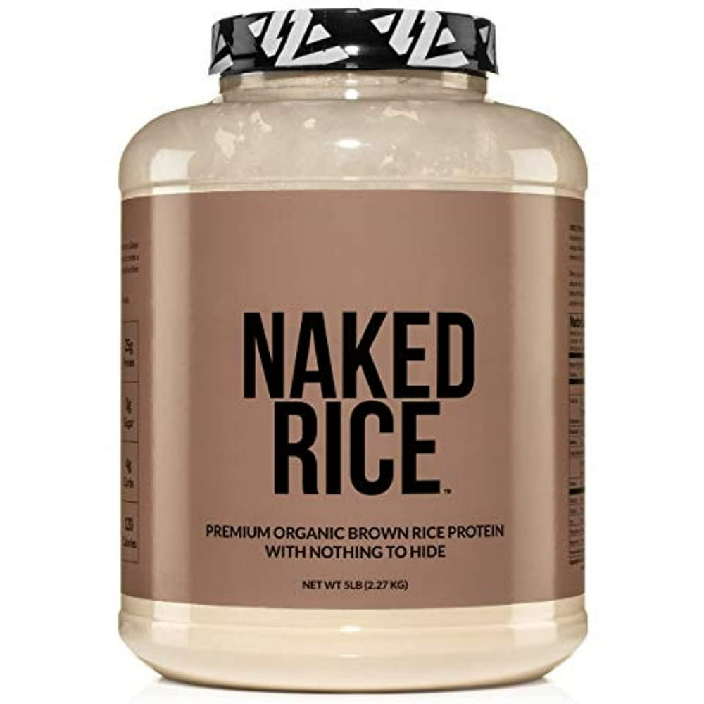 Naked Rice Organic Brown Rice Protein Powder Vegan Protein Powder