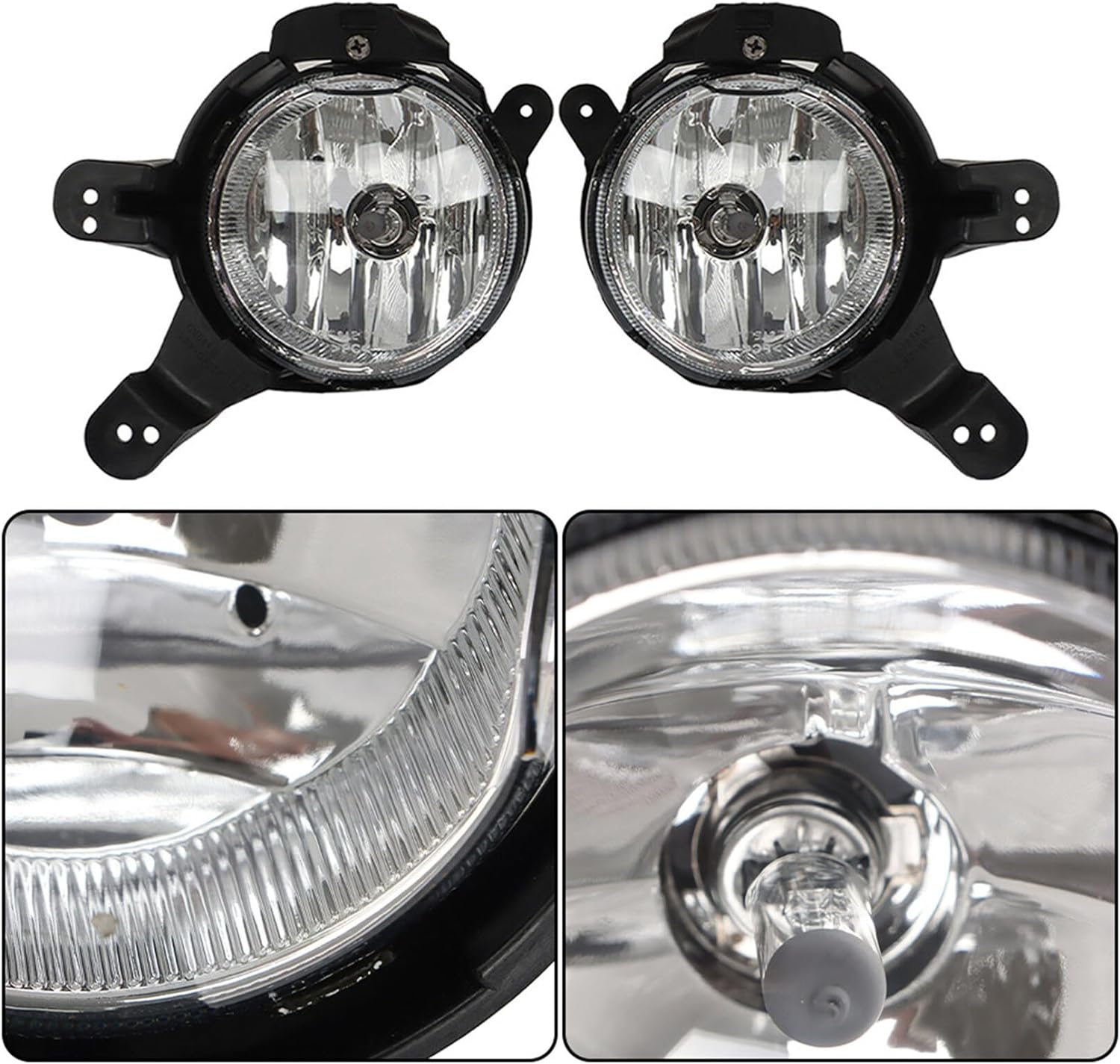 Replacement Fog Lights Kit For Chevy Spark 2013-2015 – Includes H8 Bulbs, Wiring, Switch & Full Installation Hardware