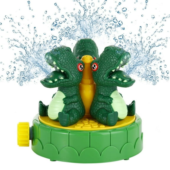 MoKo Water Sprinkler for Kids Outdoor Play, Dinosaur Water Toys for Yard Summer Outside Activities