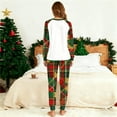 thumbnail image 5 of FDGIU Festive Christmas Pajama Set, Women's Printed Long Sleeve Pjs, Cozy Holiday Loungewear, 5 of 5