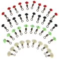 thumbnail image 4 of 10x Granos de Pesca Pescar Perlas Aparejo de Poleas con Rollering Gira sobre Un Eje Línea de Resplandor Blanco 8x12 mm Macarena Perlas de pesca, 4 of 6