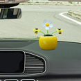 thumbnail image 1 of Solar Powered Shaking Head Car Ornament Dashboard Decoration Bee, 1 of 8