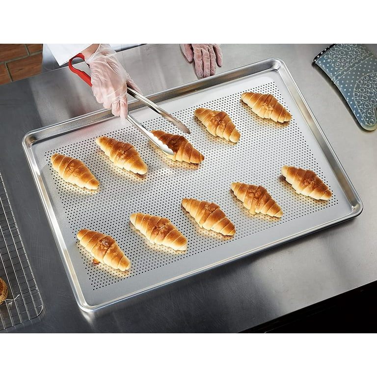  6 Pack Full Size 18 x 26 inch Aluminum Baking Sheet Pan  Commercial Pan for Oven Freezer Bakery Hotel Restaurant: Home & Kitchen