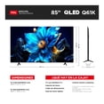 thumbnail image 3 of TV TCL Pantalla 85 Pulgadas QLED Smart Google TV 85Q61K, 3 of 8