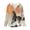 Black Horse Ink Print, variant on Casual Long Sleeve Hoodie Tops Dachshund Paw Print Pattern for Women Long Sleeve Sweatshirts, imitation Waffle V Neck Shirts for Winter Summer