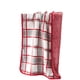 thumbnail image 4 of Yuarrent Manta de poliéster para invierno y otoño, portátil, plegable, de repuesto, reutilizable, Rectangular, térmica, cálida, para mantener el Suministros térmicos Rojo Blanco Tipo 2 Yuarrent HA071591-05, 4 of 6