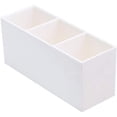 thumbnail image 1 of Organizador de maquillaje de 3 ranuras, soporte para brochas cosméticas, soporte para lápiz labial, 1 of 6