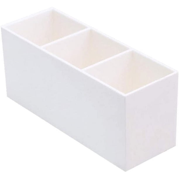 Organizador de maquillaje de 3 ranuras, portaescobillas para cosméticos Adepaton LKX-0494-2