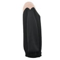 thumbnail image 6 of Seyurigaoka Women Color Blocking Knitted Sweater Long Sleeve Round Neck Sweater, 6 of 9