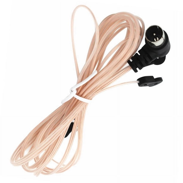 Antena de Radio FM 75 Dipolo Interior T Antenas Cobre HD Antena Receptor Macho Tipo F Conector para Estaciones de Radio FM