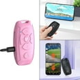 thumbnail image 3 of Bluetooth Camera Shutter Remote Selfie Button Clicker Video Calls Photos Accessories Pink, 3 of 9