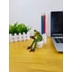 thumbnail image 2 of Figuras de rana, decoración divertida, manualidades creativas, escultura de rana de resina, estatua para el hogar, oficina, escritorio, mesa, baño, decoración, adorno de regalo (rana sentada en el ino, 2 of 5