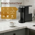thumbnail image 4 of WAA Coffee Maker 2-in-1 Single Serve Coffee Brewer, Black, 4 of 6
